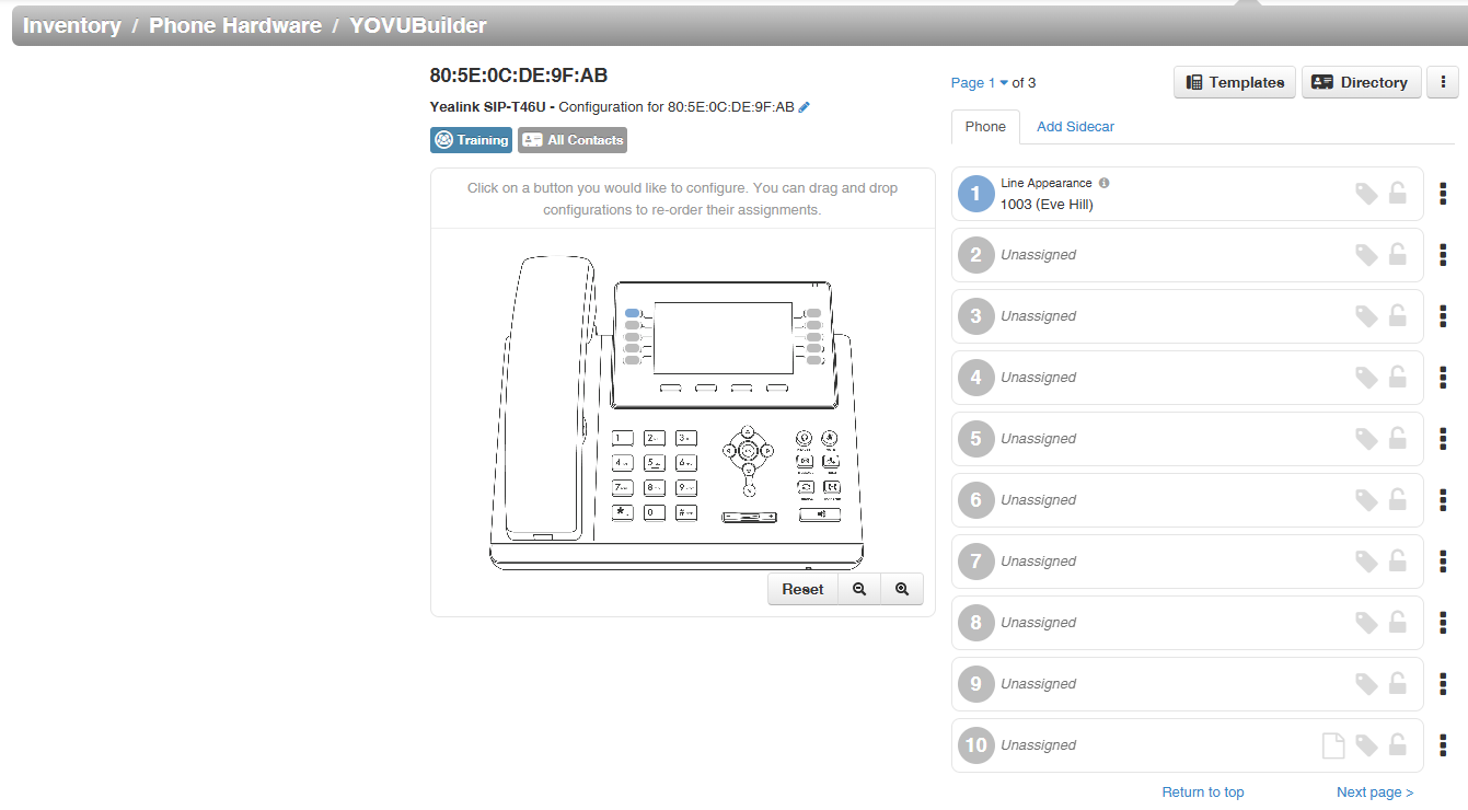 Assign Buttons and Speed Dials to your Desk Phone