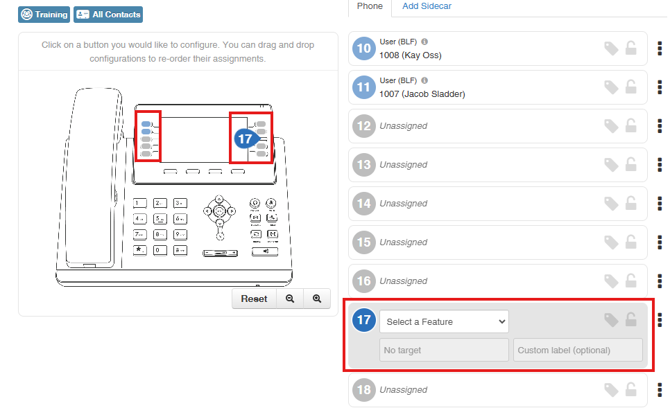 Assign Buttons and Speed Dials to your Desk Phone